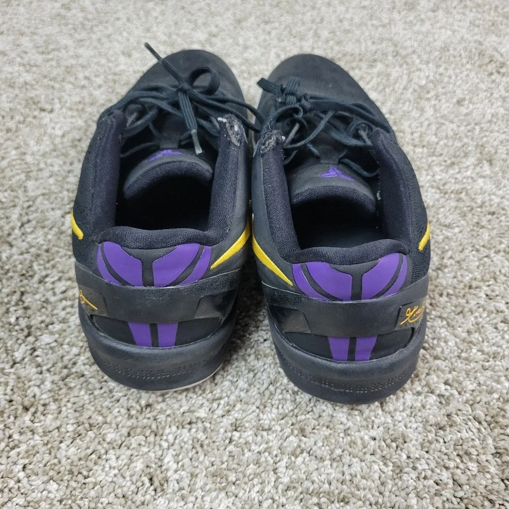Nike Kobe 8 VIII Protro Lakers Away Size 6Y Black Athletic‎ Basketball Shoes